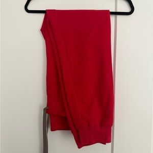 Figs Winning Red Zamora Jogger Scrub Pants